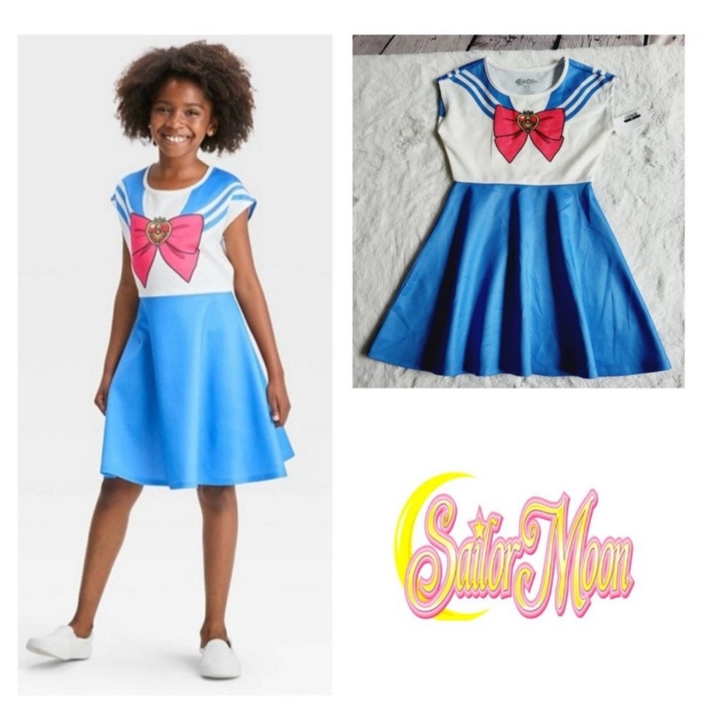 Sailor Moon Halloween Costume Cosplay Dress for Girls Size S/M/L/XL